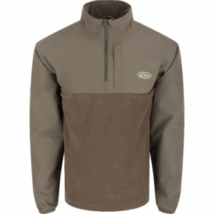 Drake MST Qtr Zip Refuge Eqwader Brown Drake MST Qtr Zip Refuge Eqwader Brown